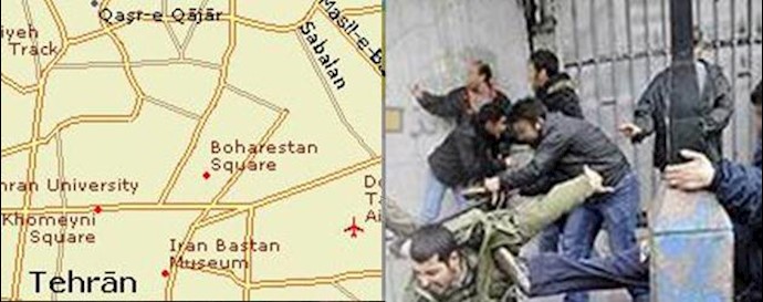 Tehran: Chastising 2 plain cloths agents while steeling books