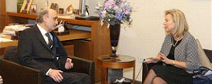 Iran is hampering the presidential election in Lebanon, Samir Geagea tells UN