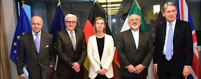  'Foreign ministers of France, Germany, UK, and EU foreign policy chief '