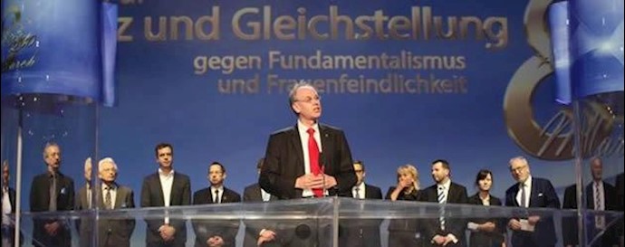 German delegation at the Great March 8th Gathering in Berlin: Support for democratic change in Iran and the Ten Point Plan of Mrs. Rajavi