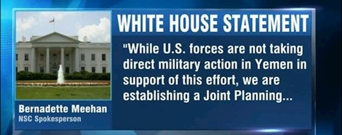  'US expresses support for the Saudi air strikes against Houthis'