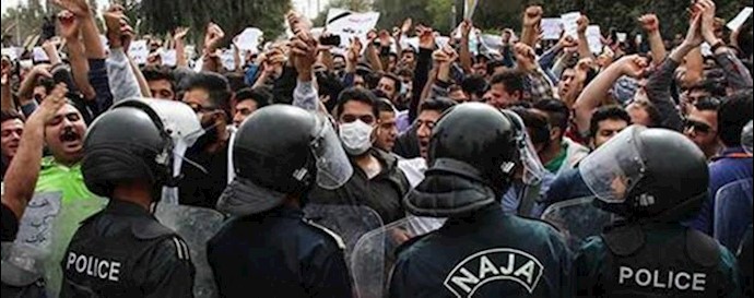 Ahwaz: anti-government slogans in Qadir Sport Stadium