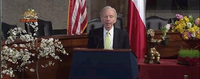 Senator Joseph Lieberman: The Iranian Resistance led by Mrs. Rajavi will prevail in ridding Iran of the mullahs’ tyranny