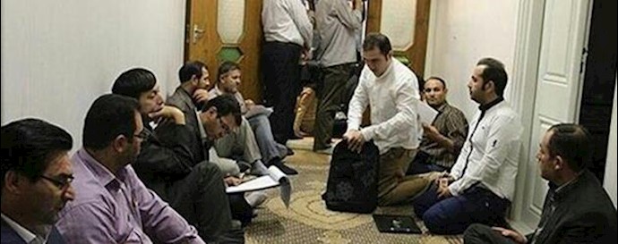 Iran – Ardebil: State run media reporters protest
