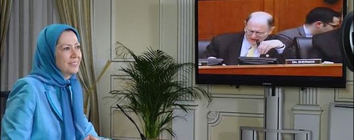  'The NCRI president, Maryam Rajavi testified before US House committee '