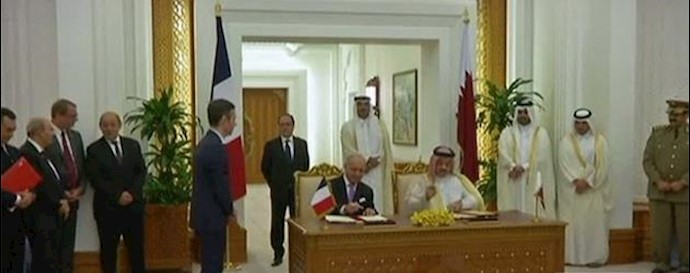 French leader oversees Qatar jet deal