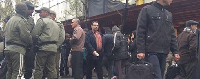Tehran: Confrontation of people and toiler peddlers with the agents of city hall in Geisha district