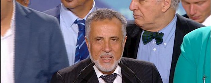 Mohammad Alhaj: “hail to the people of Iran hail to the resistant and ‎combatant in liberty, salute to all of you.”‎