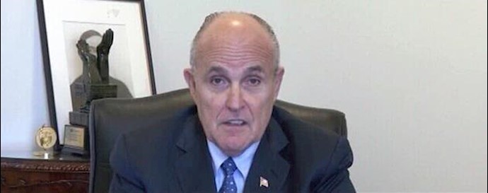 Former New York mayor, Rudy Giuliani: “when we win this battle and Iran becomes a free, a democratic and a great country again, your names will be enshrined in the halls of honor