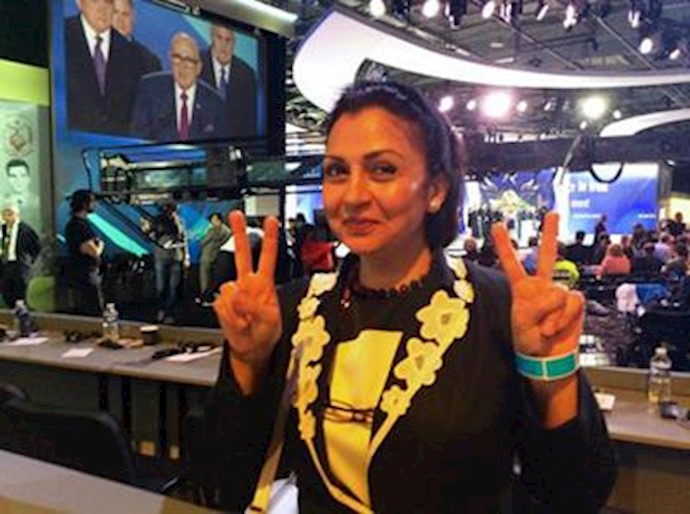 Villepinte, Paris with Maryam Rajavi