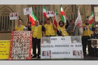 Iranian demonstration in the US, ‎Sweden and Australia condemning the Flagrant  violation of human rights and ‎increasing number of executions in Iran
