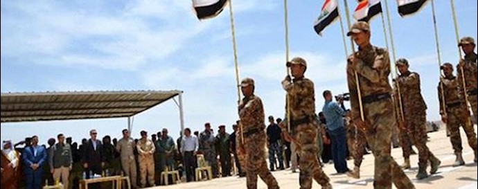  'Iraqi Sunni volunteers take part in their first training session in Habaniyah '