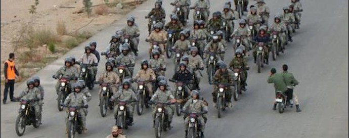  'IRGC forces dispatched to  the streets in large numbers'
