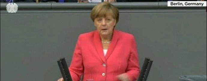 Greece bailout package talks in Berlin Parliament begins