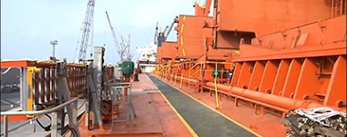  'First trade ship docking in Yemen'