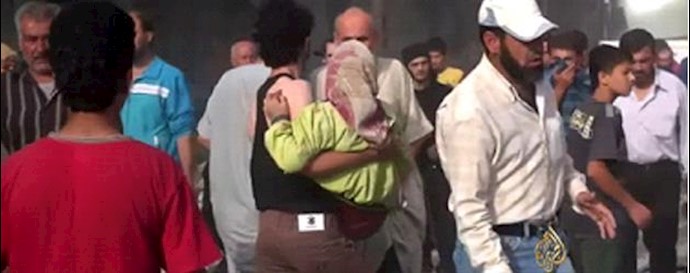 Syria: Assad warplane crashes in Idlib residential areas, more than 20 dead & injured