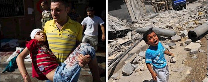 Syria: crime against humanity in Aleppo, more than 200 children killed & injured