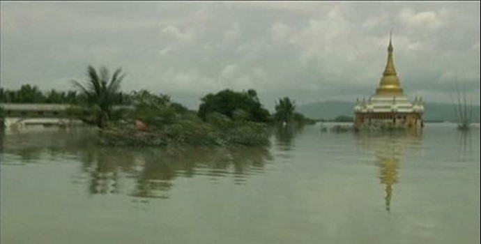 Flooding cases widespread devastation in Myanmar
