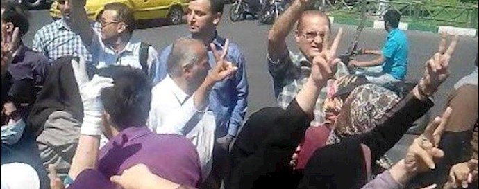 Iran: teachers erect tents in sit-in outside so-called parliament