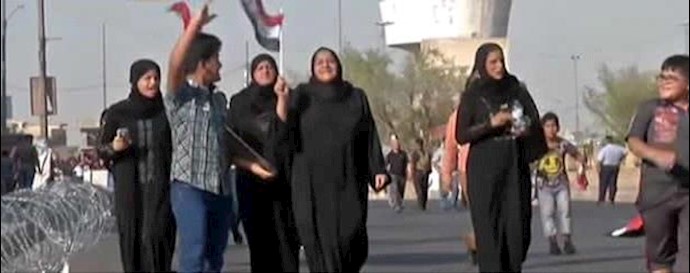 Women playing major role in Iraq demonstrations
