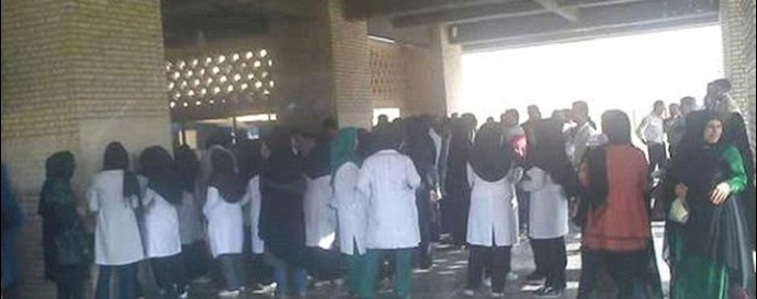  'Nurses protesting in Iran'