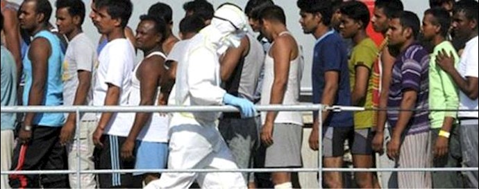  'Waves of refugees swarming into Europe'