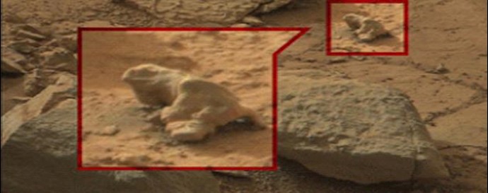  'Searching for alien life in Mars photos'