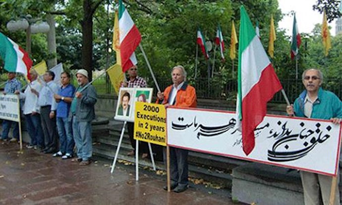 Iranians in Canada demand “Stop Executions in Iran” (with photos)