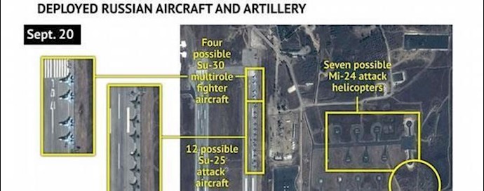  'Russia has sent 28 warplanes to Syria'