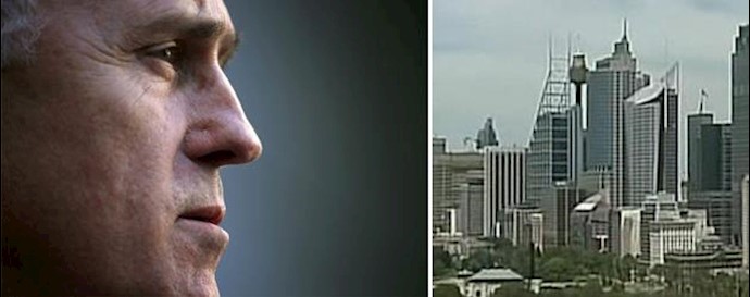  'Australian Prime Minister Malcolm Turnbull listens to a question after announcing his new federal cabinet during a media conference in Canberra '