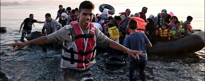  'Refugees fleeing warzones and entering Europe'