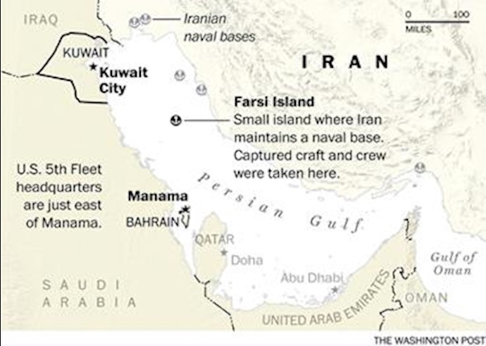 Iran holds 10 U.S. sailors: Pentagon