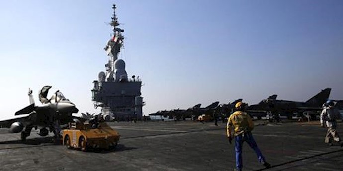  'Spokesman for the U.S. Navy 5th Fleet based in Bahrain, said an Iranian drone flew near the French aircraft carrier Charles de Gaulle '