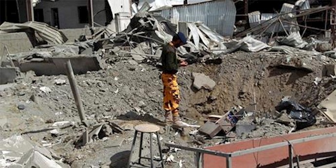  'Airstrikes in Sanaa appeared to target a rebel camp'