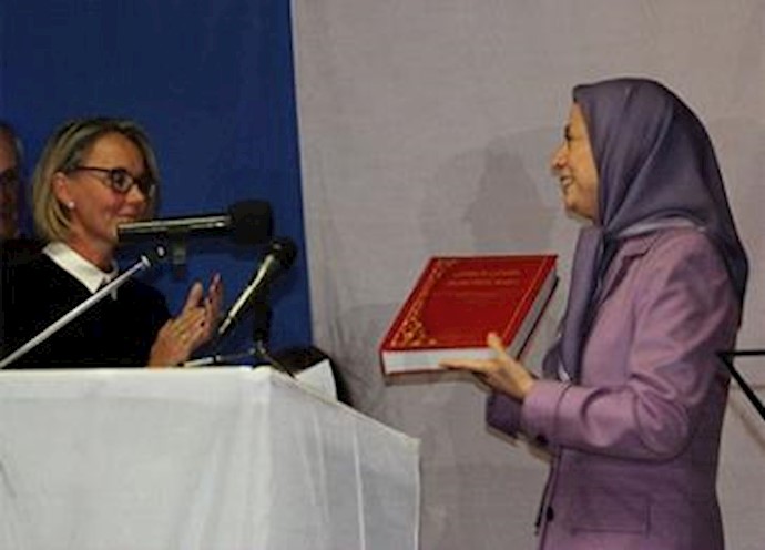 Paris Le Pin City Hall hosted Maryam Rajavi at the New Year celebrations