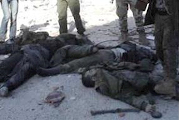IRAN regime death toll mounts as Syrian rebels advance towards the area held by the terrorist Quds Force