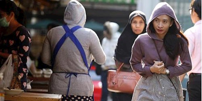 Thailand: A dozen died in bone freezing cold weather