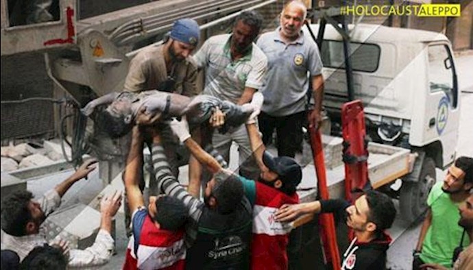 Worst War Crime of the 21st Century: Iranian Resistance Calls Out Bombings in Aleppo