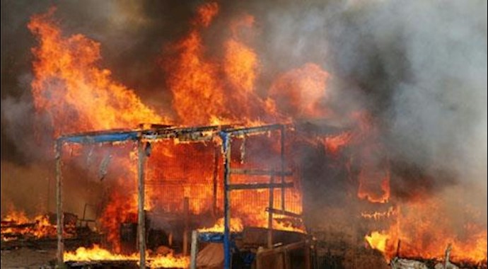 ‘Jungle’ migrant camp ablaze as demolition ramps up