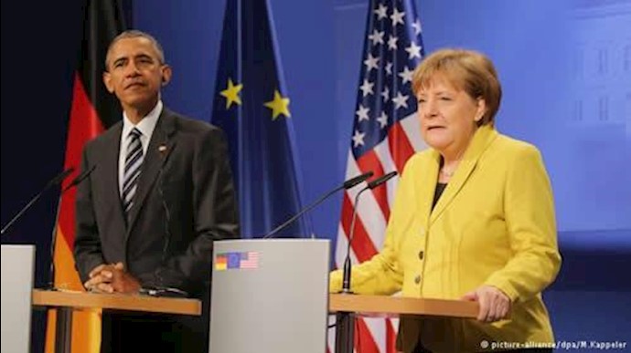  'Barack Obama told Merkel by telephone that he would support a tough response  if European countries could agree on that'
