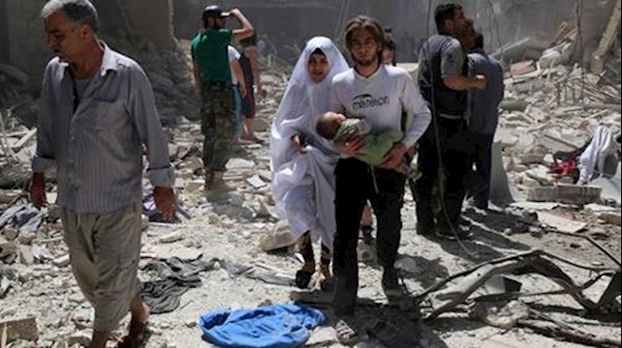 Aerial bombardment on Idlib caused devastation, Human losses