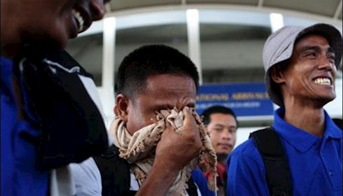 Asian sailors freed by Somali pirates arrive in Kenya for flights home