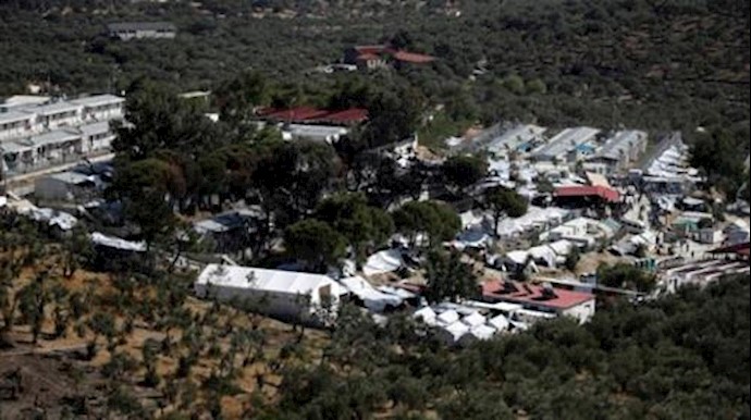  'General view of the Moria migrant camp on the island of Lesbos, Greece October 6, 2016'