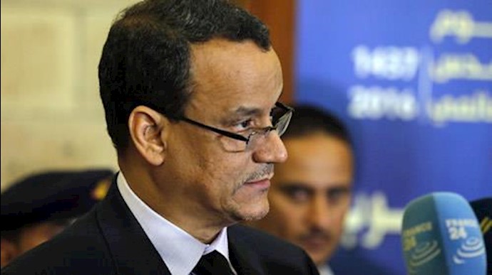  'The UN Special Envoy to Yemen speaks during a press conference ahead of his departure at Sanaa international airport on October 25, 2016.'