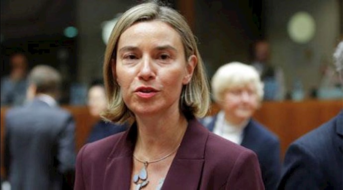  'EU High Representative for Foreign Affairs Federica Mogherini at the start of European foreign affairs council in Brussels, Belgium, November 14, 2016'