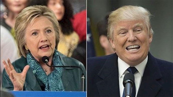  'Hillary Clinton and Donald Trump'