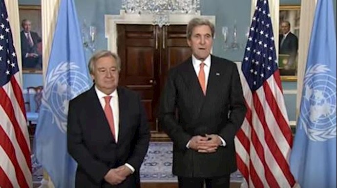 US Secretary Kerry meets with the United Nations Secretary-General-designate Antonio Guterres