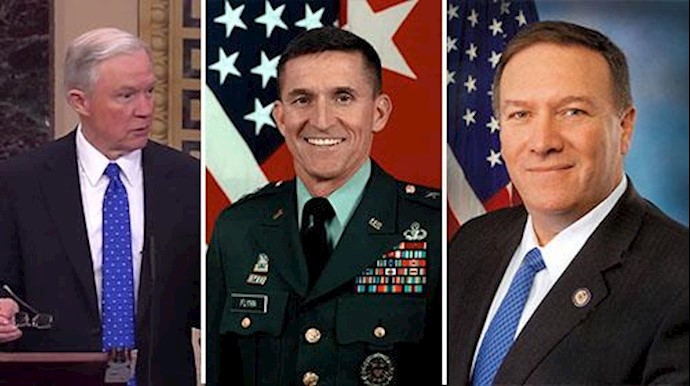  'Jeff Sessions, Michael Flynn and Mike Pompeo '