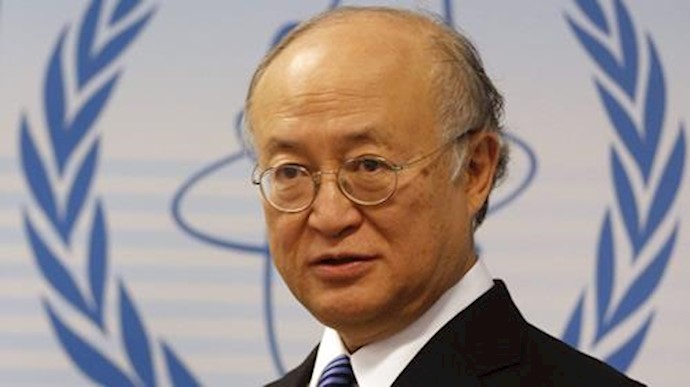  'IAEA chief Yukiya Amano had expressed concerns to Iran over its stock of heavy water'