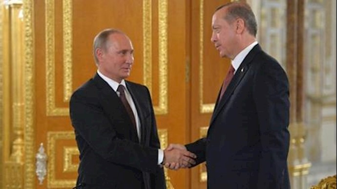  'Russian President Putin and Turkish President Tayyip Erdogan'